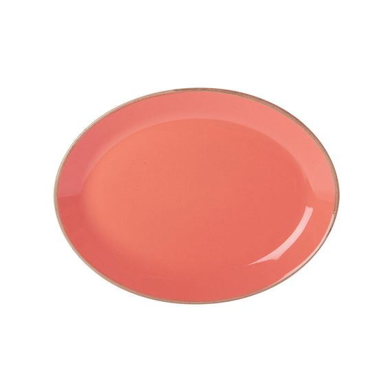 Блюдо овальное 31х24 см, Seasons Оранжевый, Porland, изображение 2