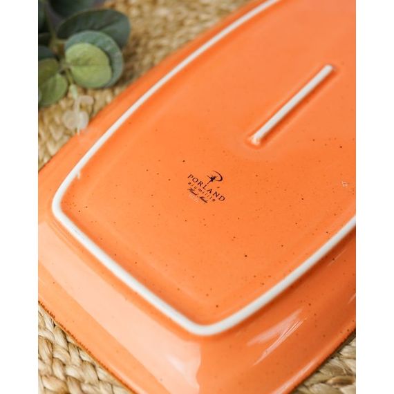 Тарелка прямоугольная 31*18 см, Seasons Оранжевый, Porland, изображение 10
