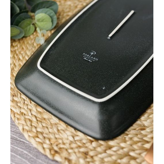 Тарелка прямоугольная 31*18 см, Seasons Черный, Porland, изображение 10