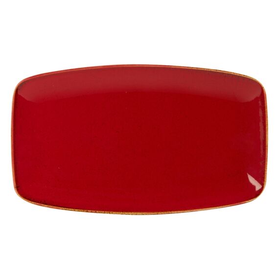 Тарелка прямоугольная 31*18 см, Seasons Красный, Porland, изображение 2