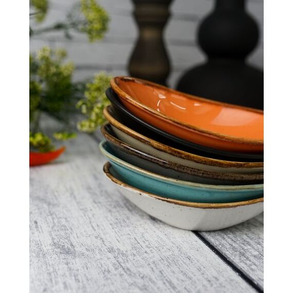 Соусник овальный 7х11 см, Seasons Желтый, Porland, изображение 5