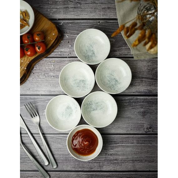 Салатник 10см, цвет дымчатый, SMOKY, Porland, изображение 6