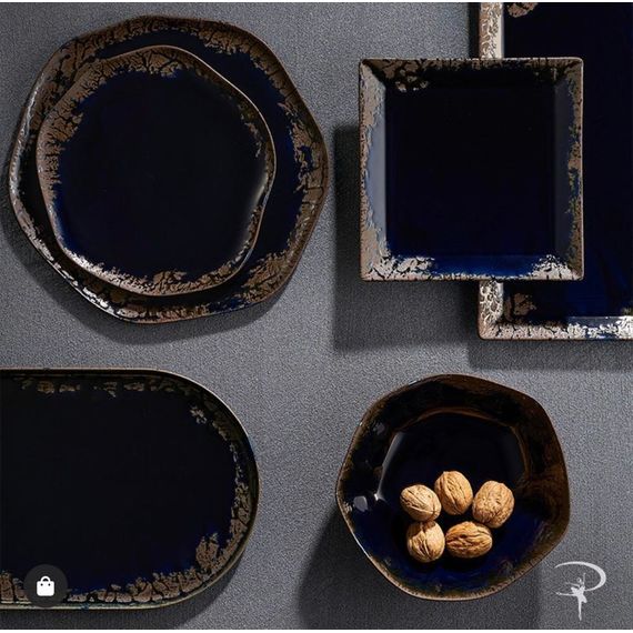 Тарелка прямоугольная 22см, темно-коричневый, ROOT RUSTY, Porland, изображение 8