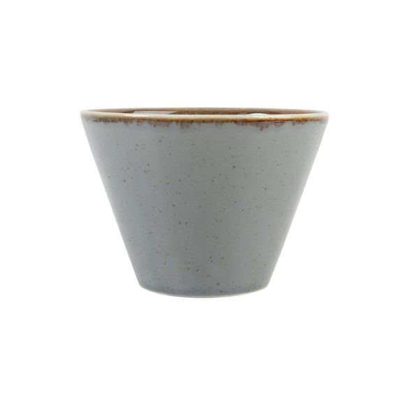 Чаша коническая d 12 см h 8 см 400 мл, Seasons Темно-серый, Porland