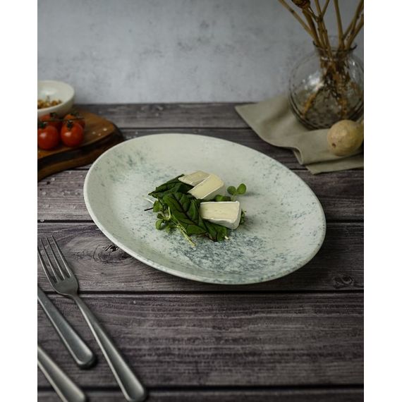 Тарелка овальная 31см, цвет дымчатый, SMOKY, Porland, изображение 3