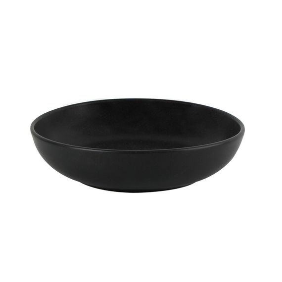 Салатник полуглубокий d 17 см h 4 см 415 мл, Seasons Черный, Porland