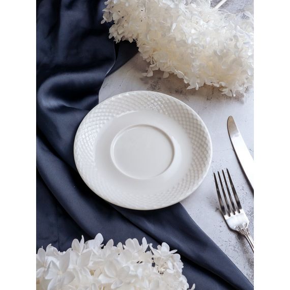 Блюдце для салатника 16 см, цвет белый, ALUMILITE AQUA, Porland