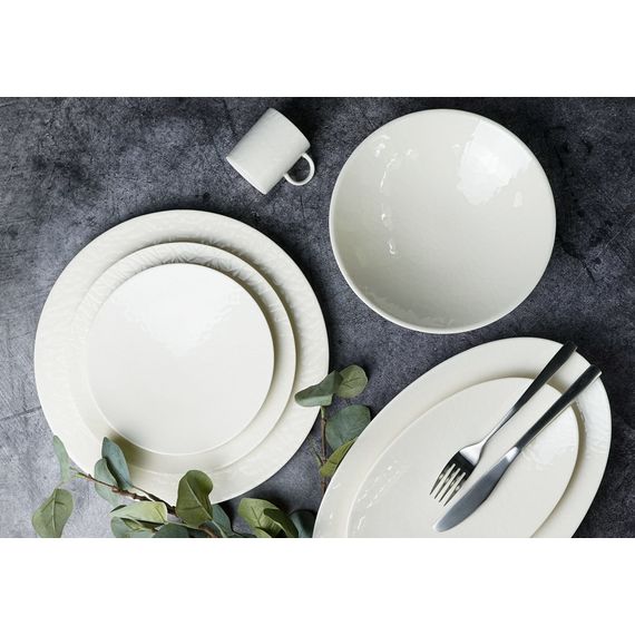 Тарелка плоская, 17 см, цвет белый, ILLUSION, Porland, изображение 7