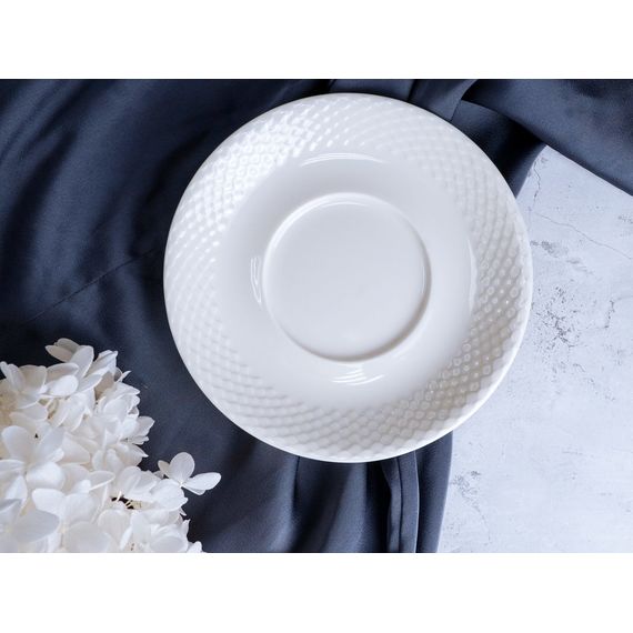 Блюдце для салатника 16 см, цвет белый, ALUMILITE AQUA, Porland, изображение 3