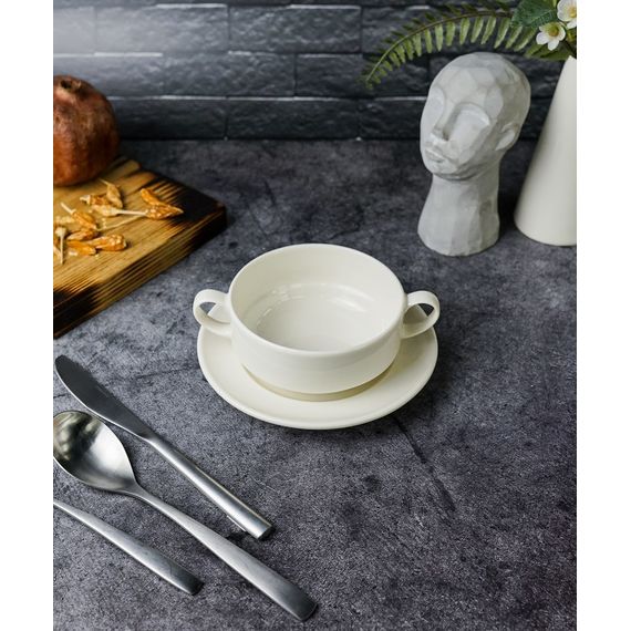 Чашка суповая с ручками 11 см, Seasons, Porland, изображение 2