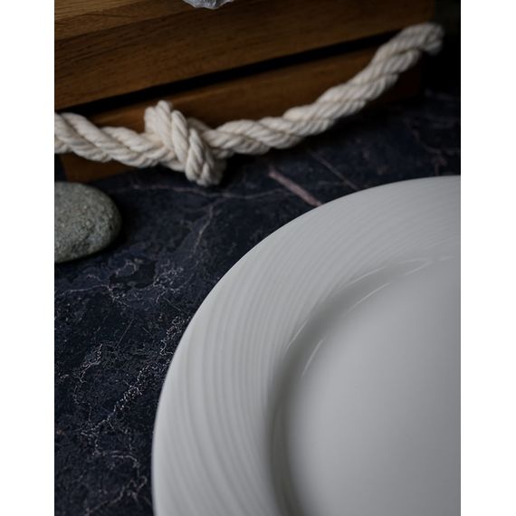 Тарелка 25 см, цвет белый, STORM, Porland, изображение 3