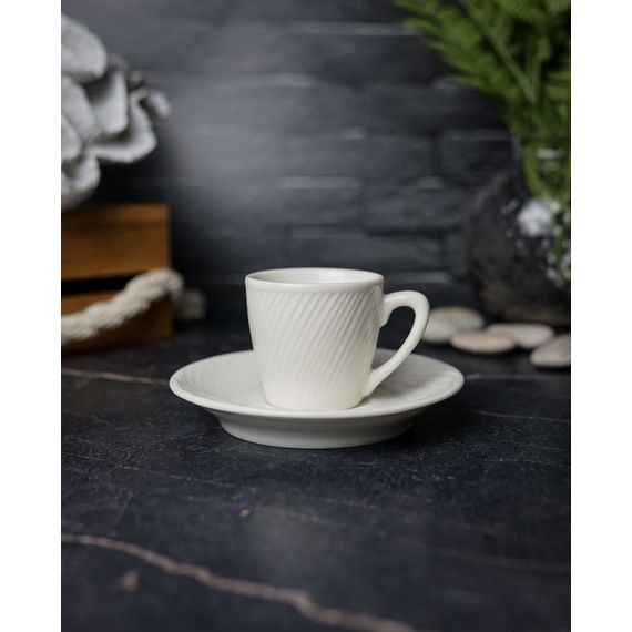 Чашка кофейная 65 мл, цвет белый, STORM, Porland, изображение 2