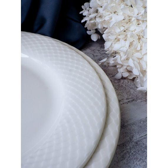 Тарелка мелкая 30 см, цвет белый, ALUMILITE AQUA, Porland, изображение 4