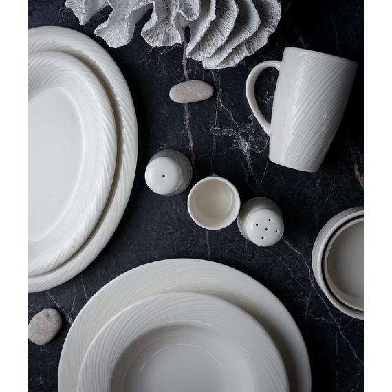 Блюдо овальное 20 см, цвет белый, STORM, Porland, изображение 5