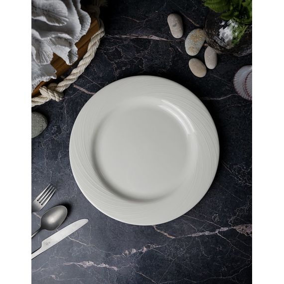 Тарелка 27 см, цвет белый, STORM, Porland, изображение 2
