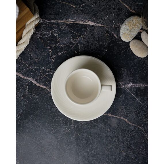 Чашка кофейная 75 мл, цвет белый, STORM, Porland, изображение 4