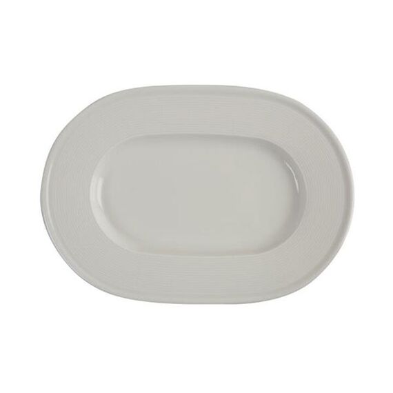 Тарелка овальная 22 см, цвет белый, LINE, Porland