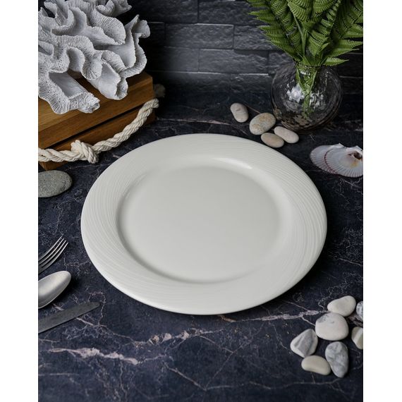 Тарелка 32 см, цвет белый, STORM, Porland