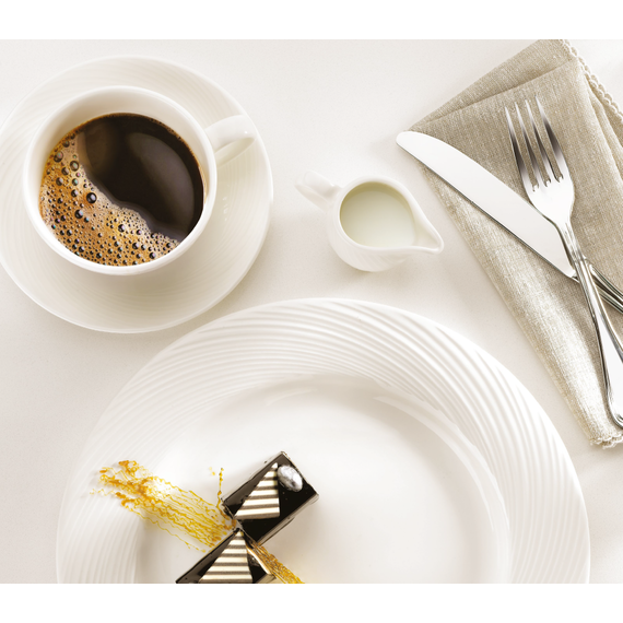 Блюдце для чайной чашки 15 см, цвет белый, STORM, Porland, изображение 6