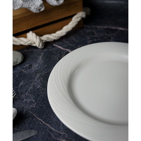 Тарелка 23 см, цвет белый, STORM, Porland, изображение 3