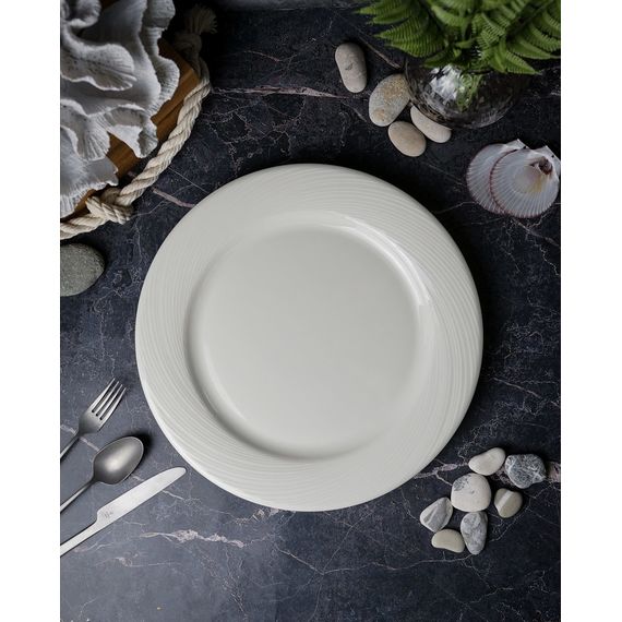 Тарелка 32 см, цвет белый, STORM, Porland, изображение 3
