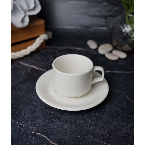 Чашка 180 мл, цвет белый, STORM, Porland, изображение 2