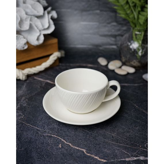 Чашка 320 мл, цвет белый, STORM, Porland, изображение 3