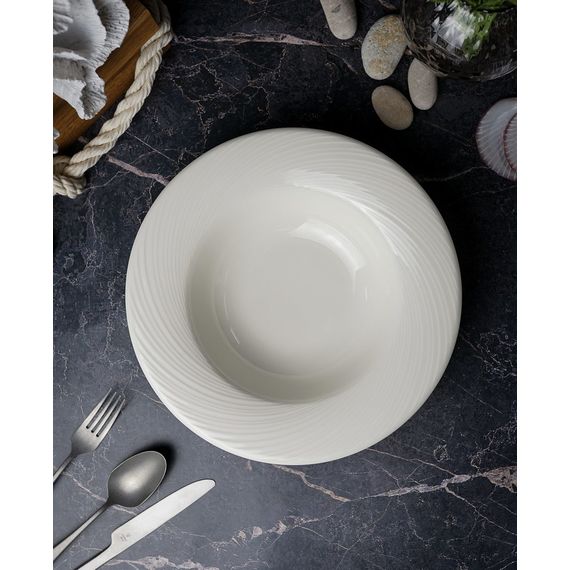 Тарелка глубокая/для пасты 25 см, цвет белый, STORM, Porland, изображение 2