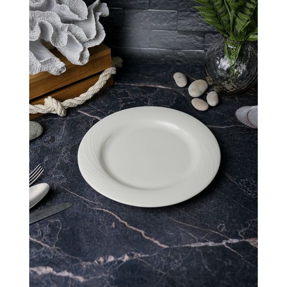 Тарелка 23 см, цвет белый, STORM, Porland
