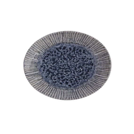 Блюдо овальное 21 х 16 см, IRIS BLUE, Porland