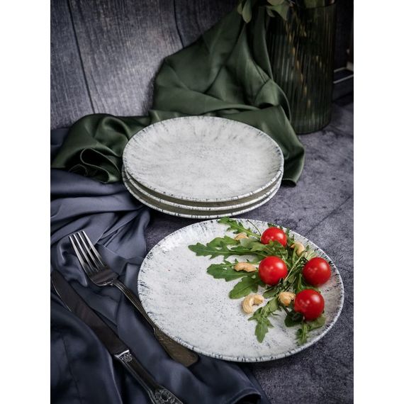Тарелка мелкая 21 см, без борта,  цвет серый, BLIZZARD, Porland, изображение 18