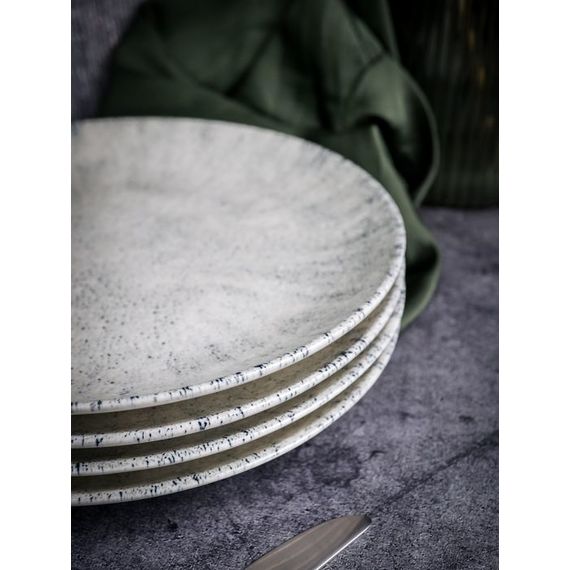 Тарелка мелкая 25 см, без борта,  цвет серый, BLIZZARD, Porland, изображение 9