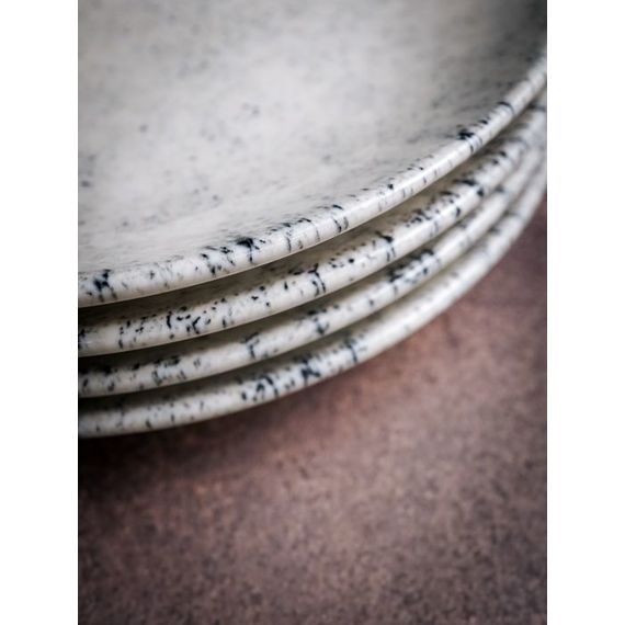 Тарелка мелкая 17 см, без борта,  цвет серый, BLIZZARD, Porland, изображение 14