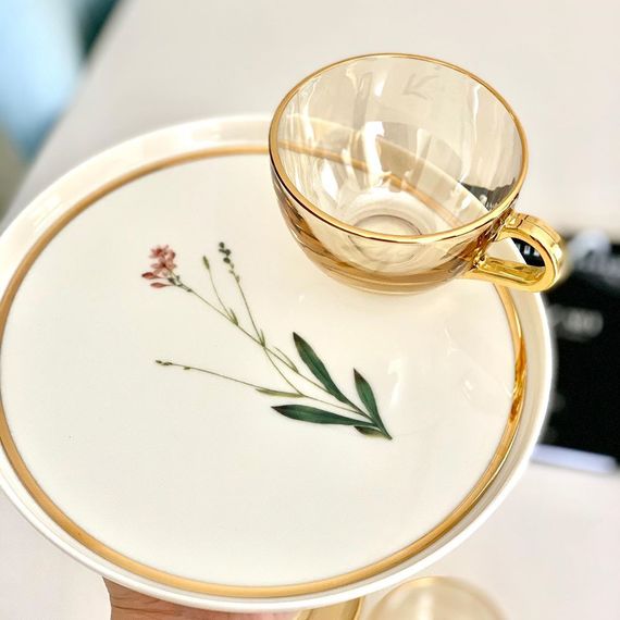 Тарелка пирожковая 18CM Цветок №8, BOTANICAL, Porland, изображение 7