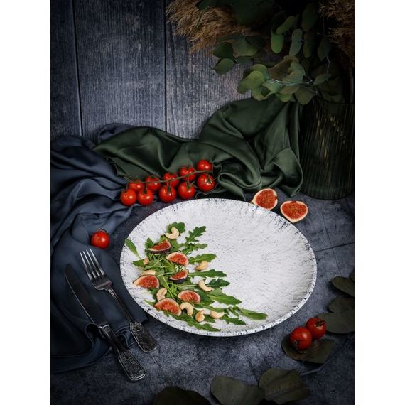 Тарелка мелкая 30 см, без борта,  цвет серый, BLIZZARD, Porland, изображение 6