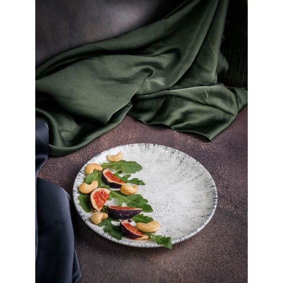 Тарелка мелкая 17 см, без борта,  цвет серый, BLIZZARD, Porland, изображение 5