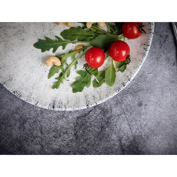 Тарелка мелкая 25 см, без борта,  цвет серый, BLIZZARD, Porland, изображение 5