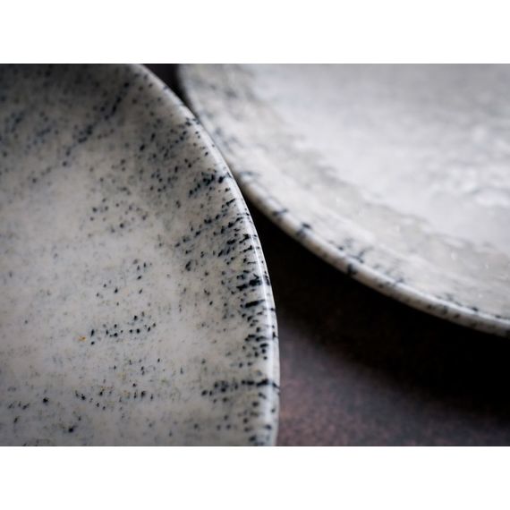 Тарелка мелкая 17 см, без борта,  цвет серый, BLIZZARD, Porland, изображение 12