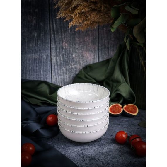 Салатник полуглубокий 13см,  цвет серый, BLIZZARD, Porland, изображение 10