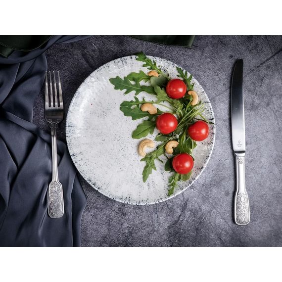 Тарелка мелкая 21 см, без борта,  цвет серый, BLIZZARD, Porland, изображение 5