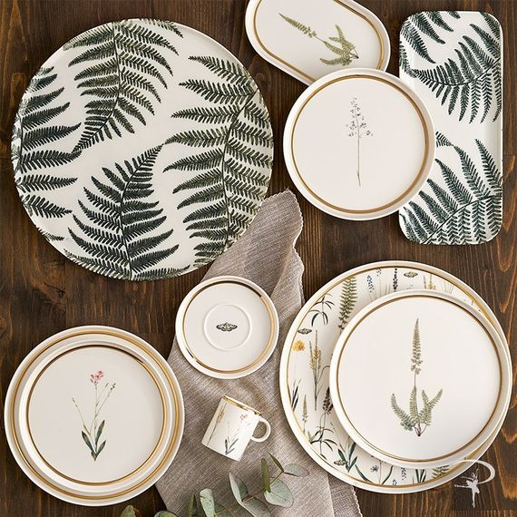 Тарелка пирожковая 18CM Цветок №4, BOTANICAL, Porland, изображение 3