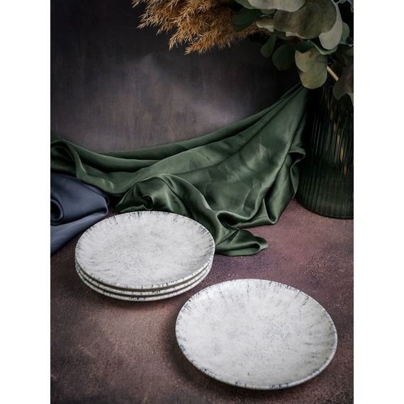 Тарелка мелкая 17 см, без борта,  цвет серый, BLIZZARD, Porland, изображение 18