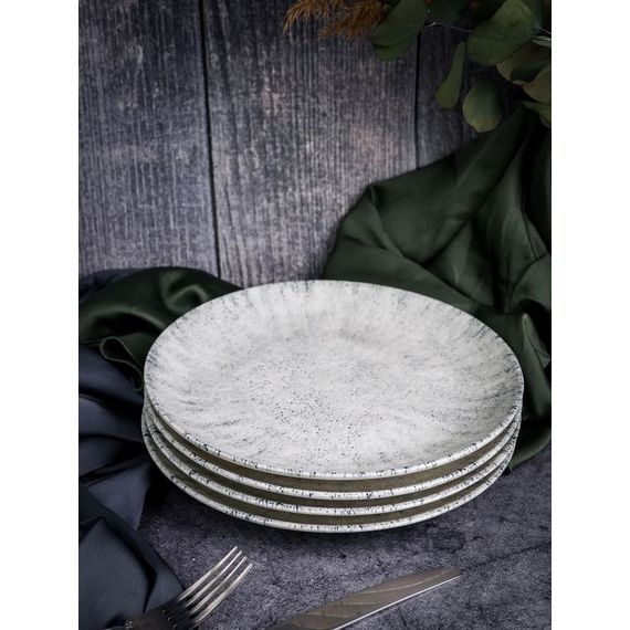 Тарелка мелкая 25 см, без борта,  цвет серый, BLIZZARD, Porland, изображение 8