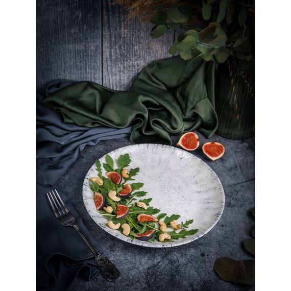 Тарелка мелкая 26 см, без борта,  цвет серый, BLIZZARD, Porland, изображение 4