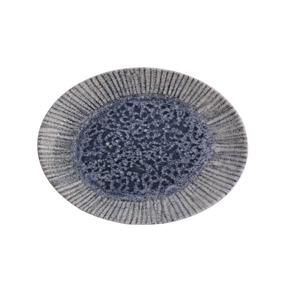 Блюдо овальное 26 х 19 см, IRIS BLUE, Porland