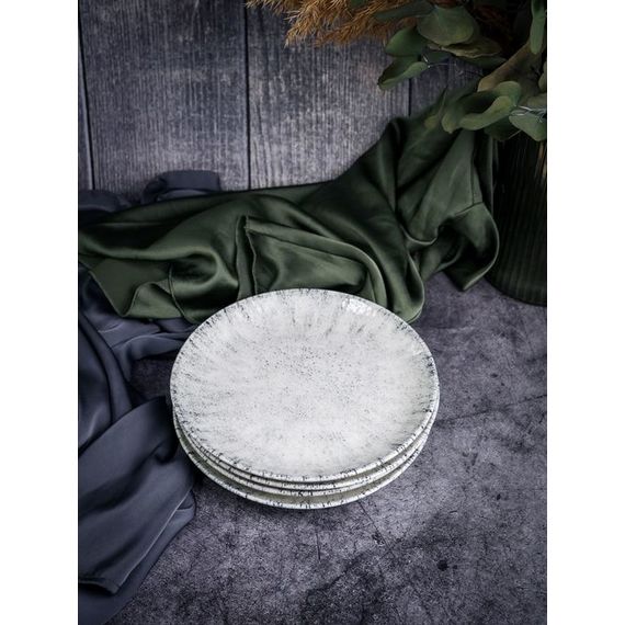 Тарелка мелкая 21 см, без борта,  цвет серый, BLIZZARD, Porland, изображение 13