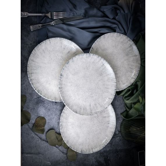 Тарелка мелкая 26 см, без борта,  цвет серый, BLIZZARD, Porland, изображение 10