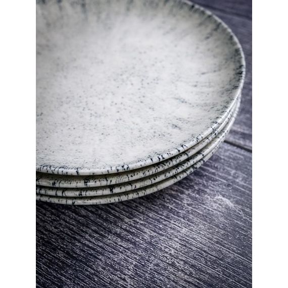 Тарелка мелкая 21 см, без борта,  цвет серый, BLIZZARD, Porland, изображение 9