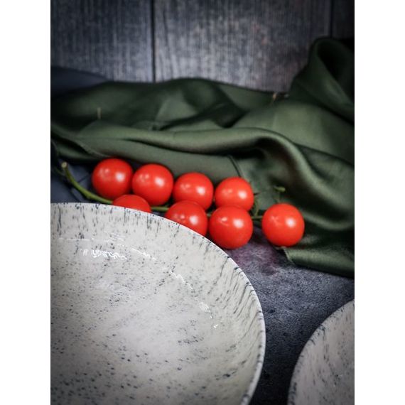 Салатник полуглубокий 22см,  цвет серый, BLIZZARD, Porland, изображение 6