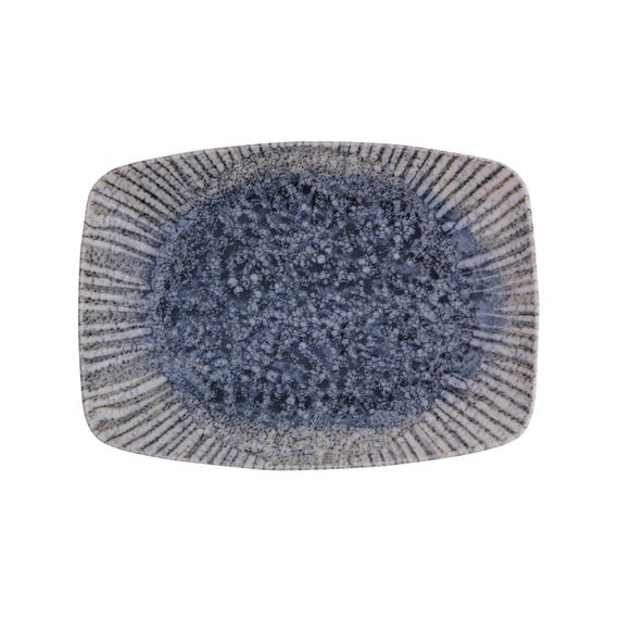 Блюдо прямоугольное 27 х 19 см, IRIS BLUE, Porland